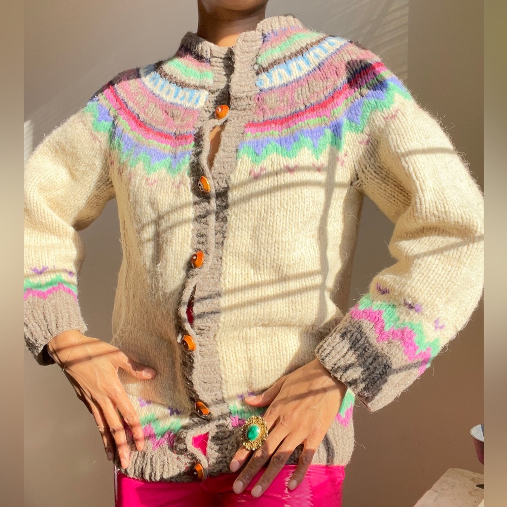 Vintage cardigan sweater